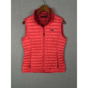 Kjus Cypress Red Puffer Down Vest Women's Size 38 Medium